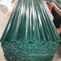 Galvanized fence T post